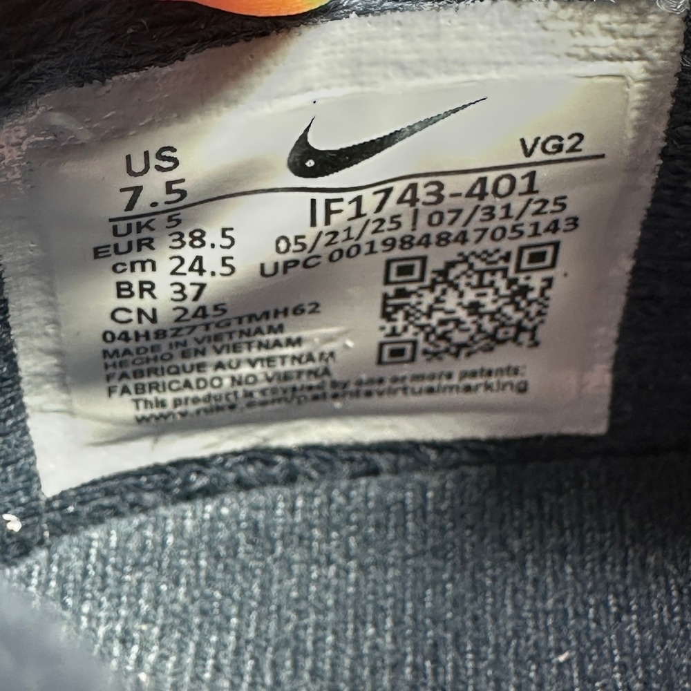 Nike Field General Sneakers Womens 7.5 Navy Pink Suede Gum Sole NEW IF1743-401 - Picture 8 of 8